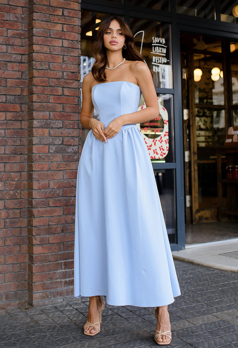 navy blue dress for baby girl Ankle-Length Wedding Guest Dresses