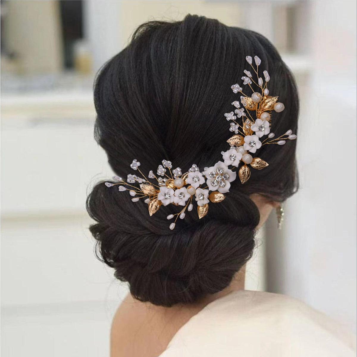 Alloy Hairpins With Imitation Pearl